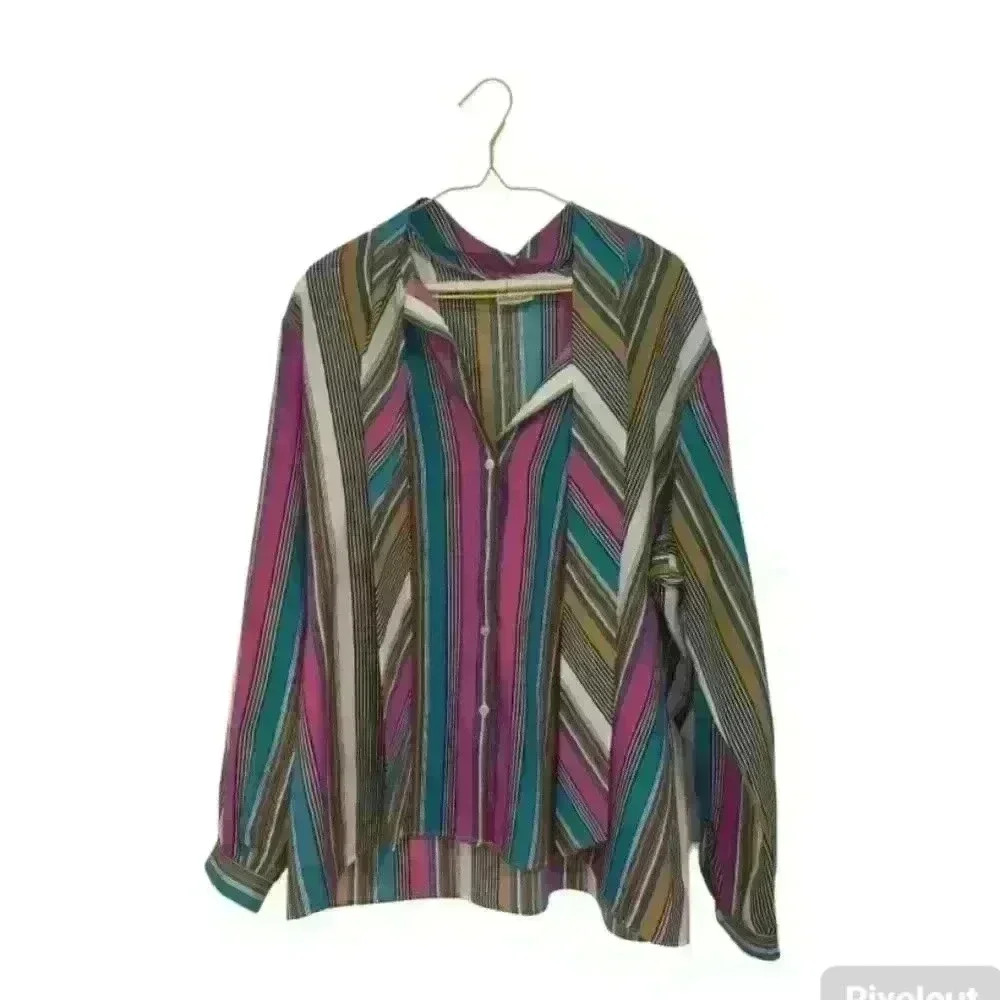 KORET Vibrant Vintage Women's Blouse LG/XL
